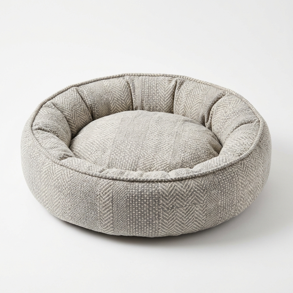 Ultra-soft plush dog and cat comfort bed cushion